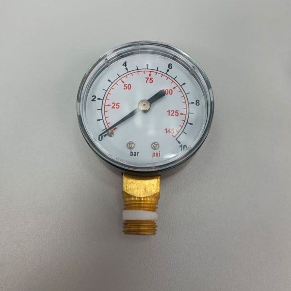 Манометр 1/4, 10 бар вертикальный Santera Remer ST418