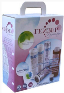 Комплект сменных картриджей №1 для жесткой воды Гейзер 50001