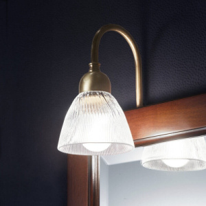 2234-vot Светильник настен бронза плафон стекло CAPRIGO