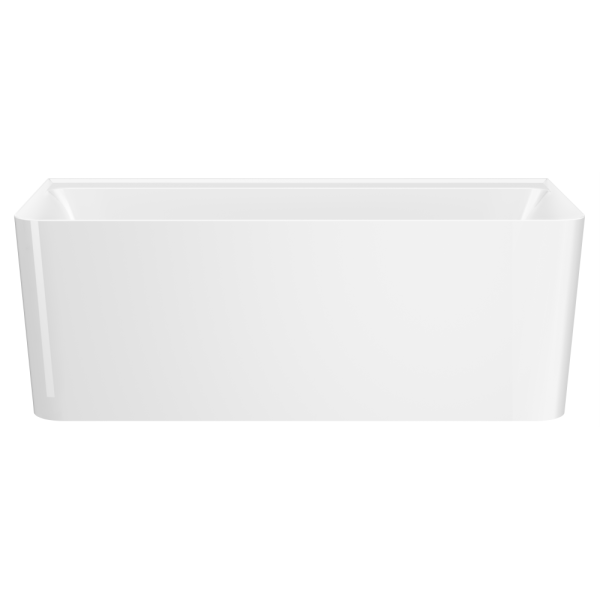 Акриловая ванна AVS Сканди 160x75 белая, с донным клапаном