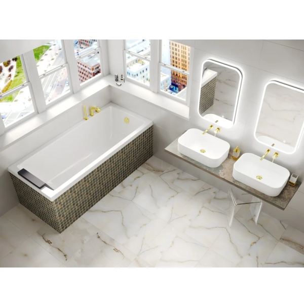 Акриловая ванна WHITECROSS Wave 160х70 белая, без каркаса