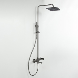 Душевая стойка AVS Cube оружейная сталь