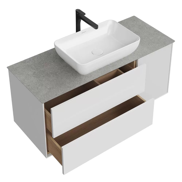 Тумба 1200 3ящ подвес Белый PLAZA Modern KERAMA MARAZZI