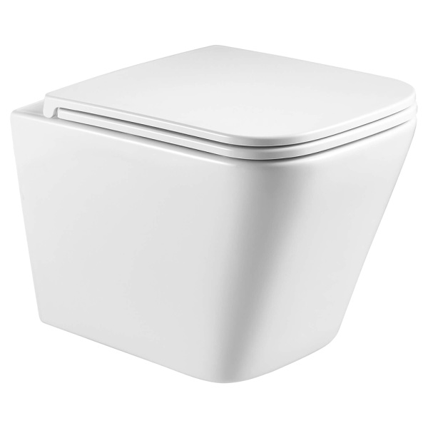 Унитаз подвесной AVS Модерн безободковый, смыв торнадо 2, белый