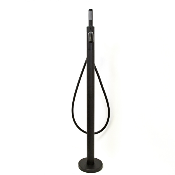 Смеситель для ванны с душем AVS Slimmer напольный, черный матовый Смеситель для ванны с душем AVS Slimmer напольный, черный матовый