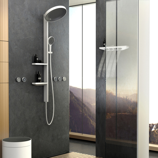 Душевая стойка Hansgrohe Rainfinity Showerpipe 26842700 белый матовый