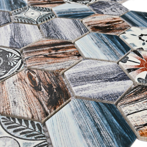 282*271 Керамическая мозаика (керамогранит) Mumbai (51х59х6) BONAPARTE