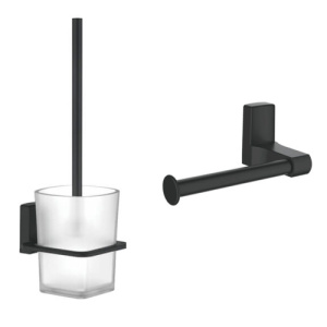Набор Accoona 125F черный Бумагодержатель открытый+Ершик