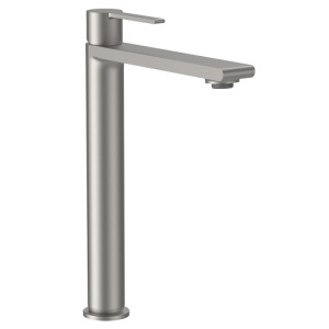 Смеситель для раковины AVS Elegant высокий, брашированный никель