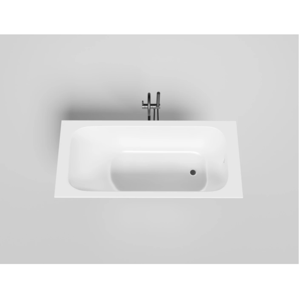 Ванна из искусственного камня Salini Orlando S-Sense 160х70 белая, с ножками