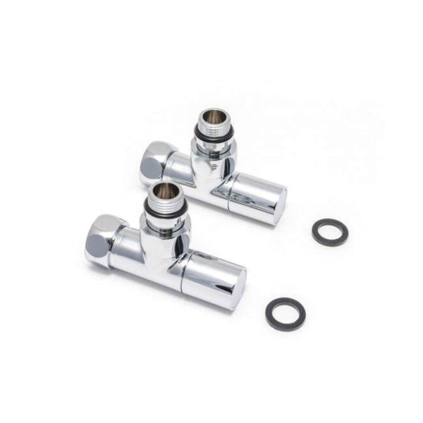 Кран угловой 3/4"х1/2" г/ш пара белый глянец ZZ4708