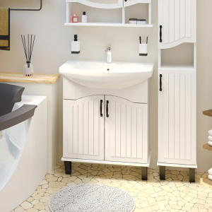 Тумба с раковиной Runo Марсель 00-00001200+УТ00000375 65 см