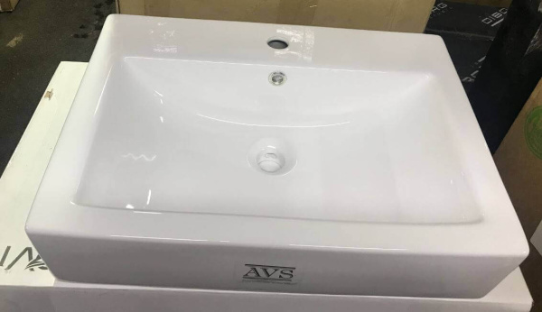 Раковина AVS Art basin 60х43 белая