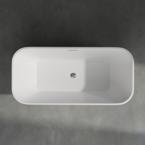 Акриловая ванна AVS Шарм 170x80 белая, c донным клапаном