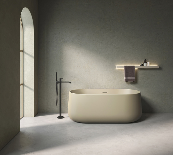 Акриловая ванна AVS Аврора 175x80 оливковая светлая, с донным клапаном