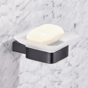 Мыльница подвесная AVS Swart с чашей, черный матовый Мыльница подвесная AVS Swart с чашей, черный матовый