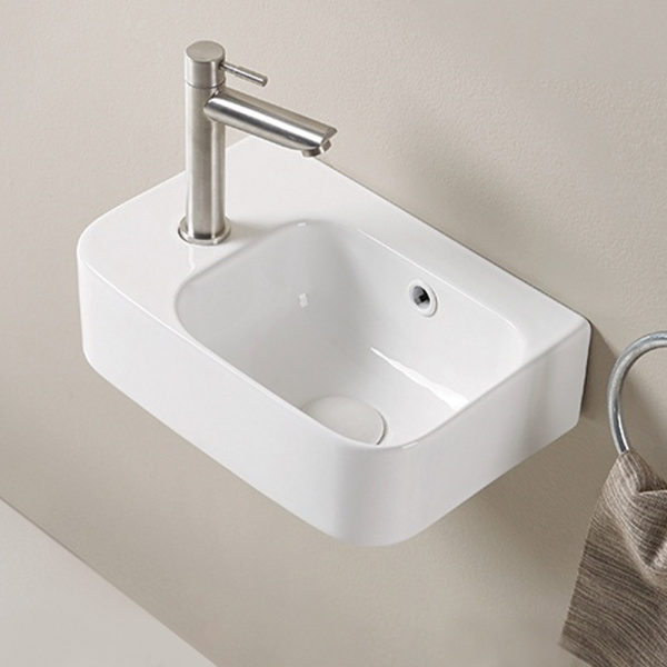 Рукомойник AVS Грэйс 37x25 R, белый