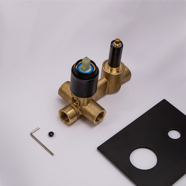 Душевой комплект AVS Cube 3в1черный матовый