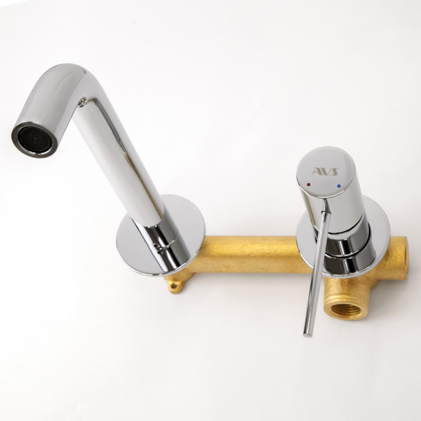 Смеситель для раковины AVS Slimmer с внутренней частью, хром