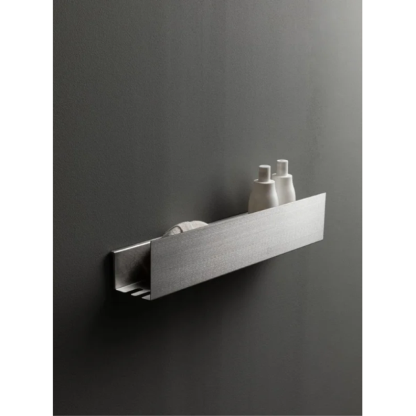 Полка Aquanet Магнум Н 334111 брашированная сталь Полка Aquanet Магнум Н 334111 брашированная сталь