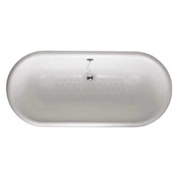 Чугунная ванна Jacob Delafon Cleo 175х80 белая, без ножек