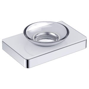 Мыльница подвесная AVS Bishop с чашей, хром/белый Мыльница подвесная AVS Bishop с чашей, хром/белый