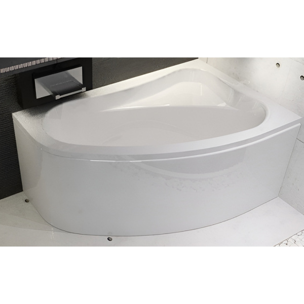 Акриловая ванна Riho Lyra 170х110 L белая, с ножками и экраном