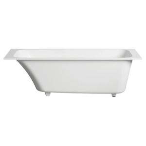Ванна из искусственного камня Salini Orlando S-Sense 180x80 белая матовая с ножками