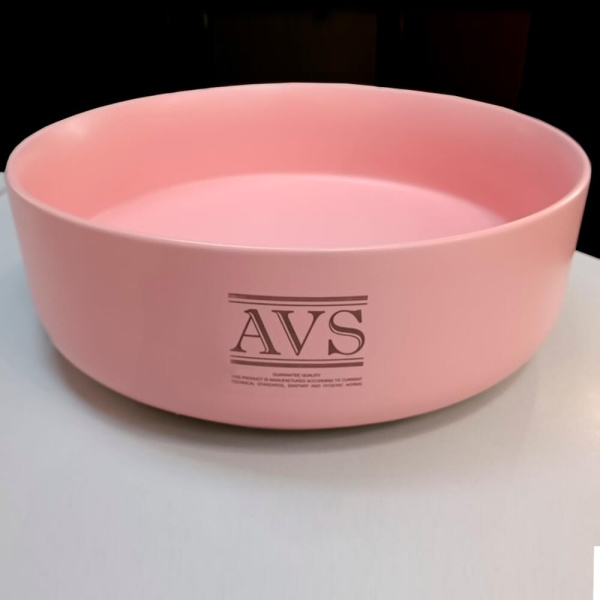 Раковина AVS Art Basin AVS-83134-MP+Д/К 35,5x35,5 с донным клапаном