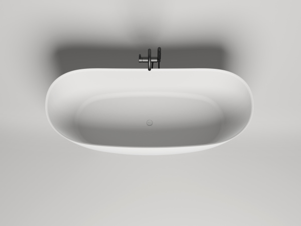 Ванна из искусственного камня Salini Noemi S-Sense 185x80 белая, с донным клапаном Ванна из искусственного камня Salini Noemi S-Sense 185x80 белая, с донным клапаном