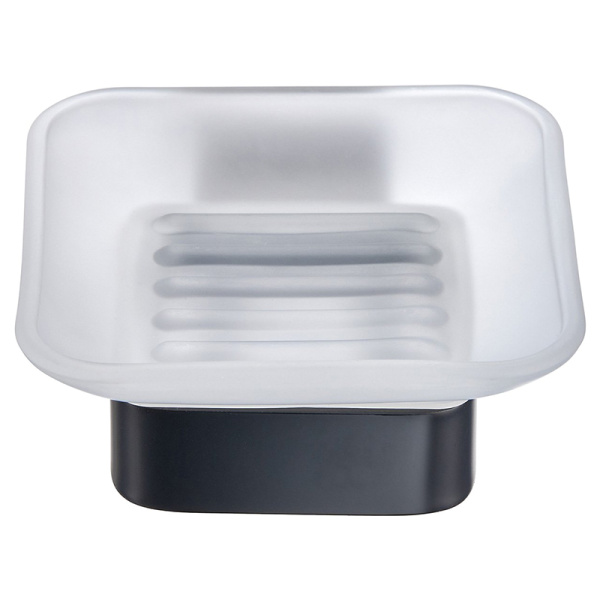 Мыльница подвесная AVS Swart с чашей, черный матовый