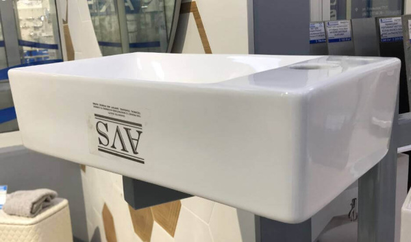 Рукомойник AVS Лина 38х22 L, белая