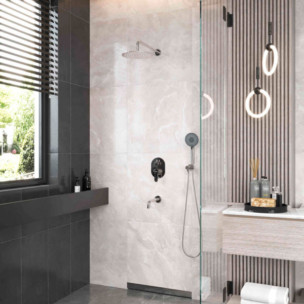 Душевой комплект 4в1 Berges Ventas 3R 073007 хром