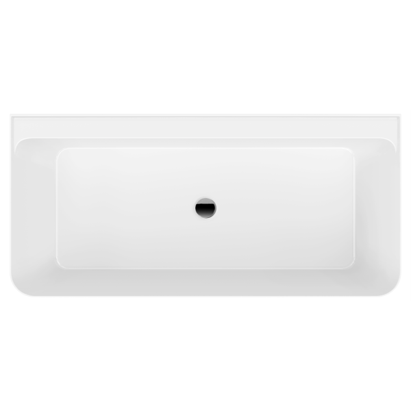 Акриловая ванна AVS Сканди 170x80 белая, с донным клапаном