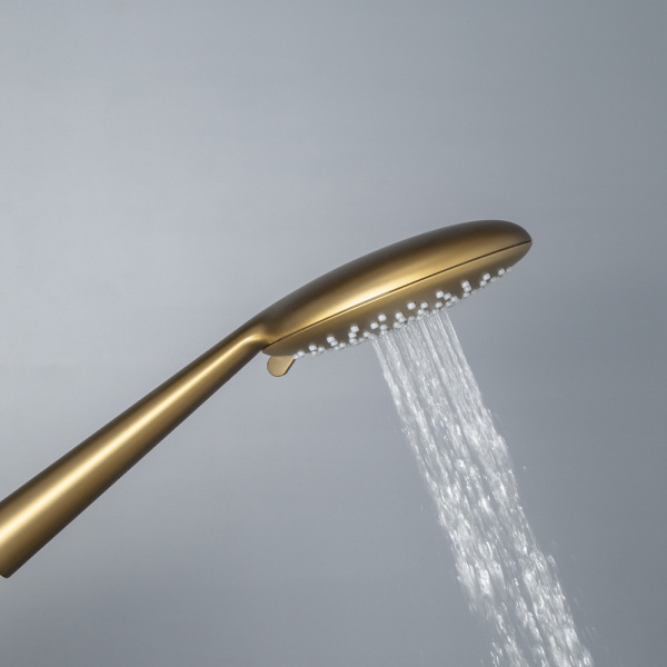 Душевой комплект AVS Termo 4в1 круглый, брашированное золото